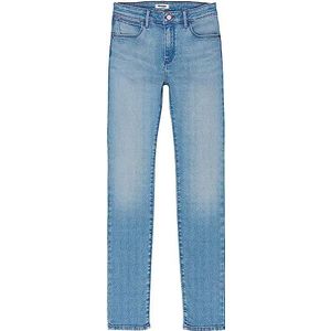Wrangler Skinny jeans, dames, wit/zwart, 30 W/32 l, White Noise