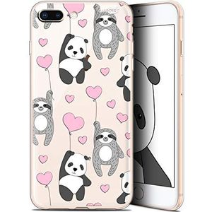 Caseink Panda'mour beschermhoes voor Apple iPhone 7 / 8 Plus (4,7 inch), Gel-HD-collectie, zacht, schokbestendig, bedrukt in Frankrijk