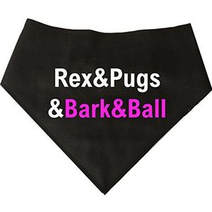 Spoilt Rotten Pets, S3 Sex & Drugs & Rock & Roll is ""Rex & Mops & Bark & Ball"" hondenhalsdoek voor Golden Retriever, Dalmatiërs, Labrador en persoonlijke honden