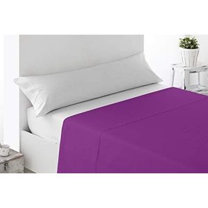 Miracle Home. Zacht en comfortabel laken, 100% geborstelde microvezel, kreukvrij en anti-peeling. 230 x 270 cm, bed 150 cm, paars