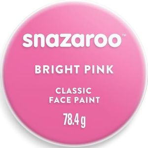 Snazaroo - Verf voor gezicht en lichaam, make-up voor gezicht en vermomming, voor kinderen en volwassenen, blush 75 ml, kleur: felroze