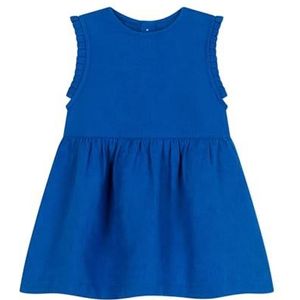 Petit Bateau Robe Sans Manches Fille, Porcelaine, 12 mois