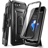 SUPCASE Unicorn Beetle Pro 360 graden rondom bescherming met stabiele standaard voor iPhone SE 3 4,7 inch (2022) zwart