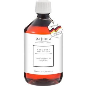 pajoma® Navulverpakking voor kamergeur, 500 ml, passievrucht, navulverpakking voor luchtverfrissers, intensieve en hoogwaardige geur