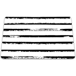 Bonamaison, Rechthoekige muismat met digitale print, antislip onderkant, voor kantoor en thuis, 22 x 18 cm