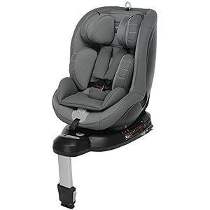 Foppapedretti Logik I-Size Isofix autostoel 360 graden draaibaar voor kinderen van 40 tot 105 cm (tot 18 kg), grijs