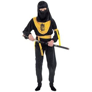 Ciao - Dragon Ninja Skorpion kostuum voor kinderen, kleur zwart, geel, 5-7 jaar, C61046.M