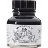 WINSOR & NEWTON inkt, 30 ml, zwart