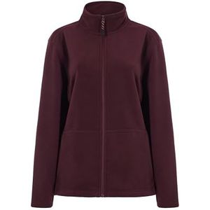 Mukua Perth Woman Fleecejack voor dames, Bordeaux rood