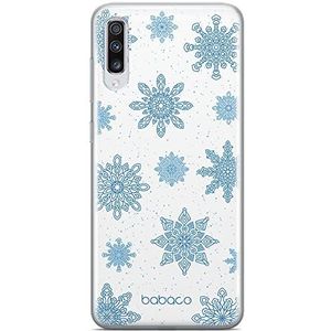 ERT GROUP Origineel en gelicentieerd Babaco beschermhoes voor Samsung A70 hoes wintermotief 004 perfect aangepast aan de vorm van de mobiele telefoon