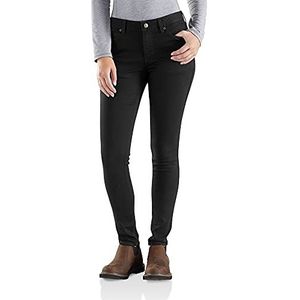 Carhartt Slim-fit Layton Skinny Leg Denim Jeans voor dames, onyx zwart, 2W, Zwarte Onyx