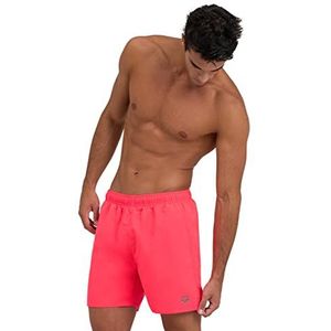 arena Fundamentals R Swim Trunks Boxershorts voor heren, Neon Rood-Donker Olive