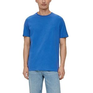 s.Oliver T-shirt met korte mouwen voor heren, Blauw-(465)