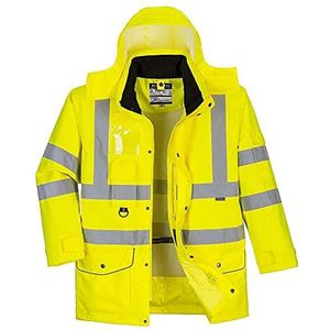 Hi-Vis 7-in-1 jas geel maat 3XL