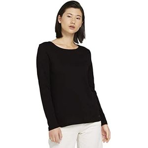 TOM TAILOR Sweatshirt voor dames bedrukt, 29151 - olijfkleurig kleurrijk bloemendesign
