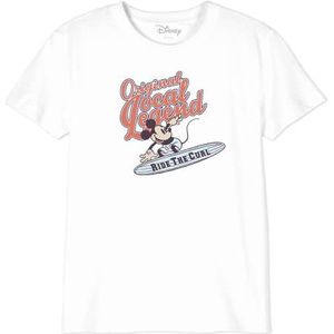 Disney Bodmickts103 T-shirt voor jongens (1 stuk), Wit.