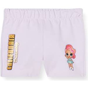 Koton Officiële katoenen shorts van Lol Surprise OMG Shorts Fille, paars (263), 7-8 jaar, Paars (263)