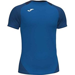 Joma Essential II T-shirt voor heren Equip. M/C, marineblauw/koningsblauw