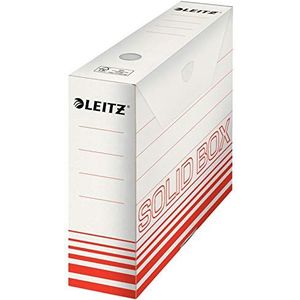 Esselte Leitz archiefdoos van golfkarton, 80 mm, lichtrood
