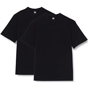 Urban Classics T-shirt heren, zwart en zwart.