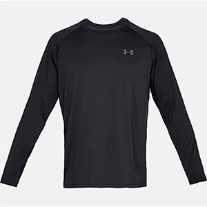 Under Armour Sportief en ademend Tech 2.0 LS T-shirt met geurremmende technologie, sneldrogende ritssluiting voor heren