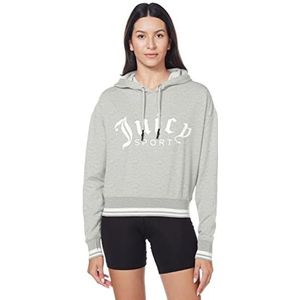 JUICY COUTURE Cropped logo trui hoodie, dames, lichtgrijs (lichtgrijs), XL, lichtgrijs (lichtgrijs)
