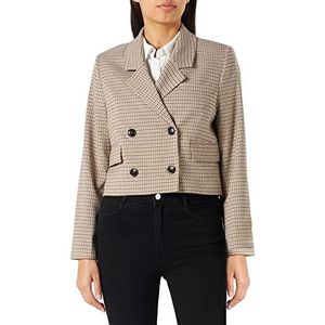 United Colors of Benetton Veste Femme, Motif à carreaux 911, 46