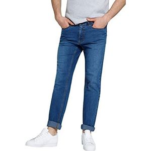 STHUGE Heren Jeans Regular Fit, Blue Denim, grote maat Heren