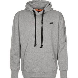 ALPHA INDUSTRIES X-fit hoodie sweatshirt met capuchon, sport, heren, Grijze Heather