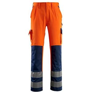 Mascot Safe Compete Broek met kniezakken 07179-860 - hi-vis oranje/marine