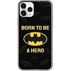 ERT GROUP Originele en officieel gelicentieerde DC Batman 058 hoes voor iPhone 11 PRO MAX mobiele telefoon, perfect aangepast aan de vorm van de mobiele telefoon, TPU-hoes