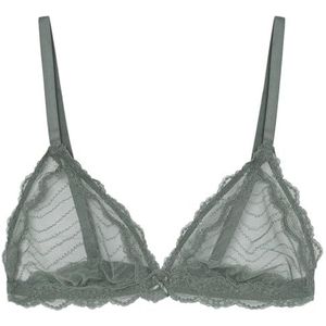 Women'Secret Soutien-gorge triangulaire, vert olive, 90B, Kaki, 105B