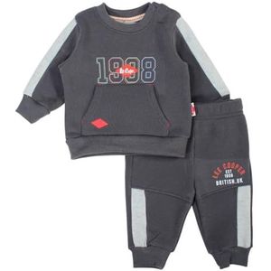 LEE COOPER, Ensemble 2 Pièces, Sweater + Jogging, Bébés, (0 à 24 Mois), Mixte, Garçon, Fille, Doux, Mignon, Chaud, Sweat Shirt + Pantalon, Modèle GLC2540 JOG BB S1-24M, NOIR