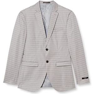 Jack & Jones Jprfranco Herenblazer geruit, Light Grey Melange/Checks: Super Slim Fit