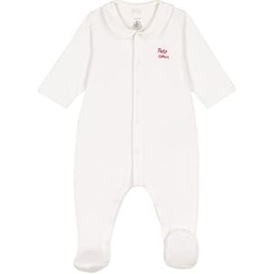 Petit Bateau A06iw Pijamakousen voor baby's, uniseks, Wit.