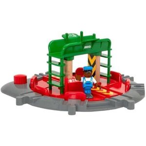 Brio World - 33476 - draaibord en figuur - accessoires voor houten treinbaan - speelactie zonder batterij - speelgoed voor jongens en meisjes vanaf 3 jaar