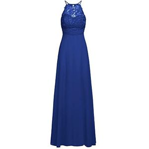 ApartFashion Apart Avondjurk van chiffon en kant, speciale jurk voor dames, Royal Blauw