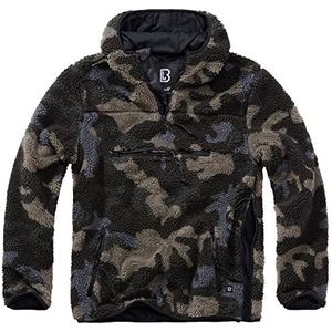 Brandit Brandit Werktrui voor heren, fleece sweater, Donker camouflagepatroon