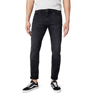 Urban Classics TB1437 Stretch jeans voor heren, Zwart gewassen.