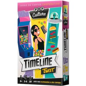 Zygomatic Timeline Twist Pop Culture Educatief kaartspel vanaf 7 jaar, voor 2 tot 8 spelers, 15 minuten per spel