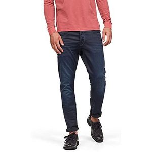 G-Star Raw heren Jeans 3301 Regular Tapered Jeans, Rood, 36W / 32L
