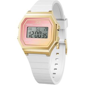 Ice-Watch - ICE digit retro White Dreamscape - Montre blanche pour femme avec bracelet en plastique - 022716 (Small)