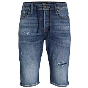 Jack & Jones Pluche shorts voor heren, denim blauw, M, Denim blauw