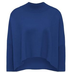 APART Fashion Apart Oversized trui in Milano-knit van een damestrui, Royal Blauw