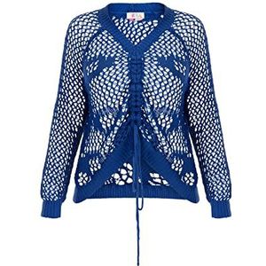 IZIA Pull en tricot pour femme 19026471, bleu, M-L