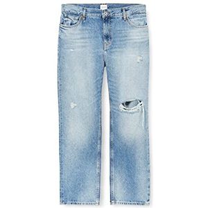 MUSTANG Dames Jeans Kelly Straight, Mittelblauw 575