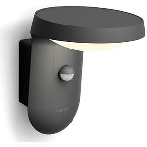 Philips Tyla buitenwandlamp - antraciet - met sensor - 9 W