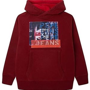 Pepe Jeans Omar sweatshirt, jongens, 286burnt Red, 4 jaar, 286 burnt red