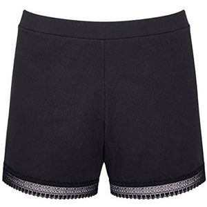 Sloggi Short Go Ribbed Pijama Sokken, Zwart, XL, zwart.