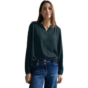 Cecil B344391 Damesblouse, Sterk petroleumblauw